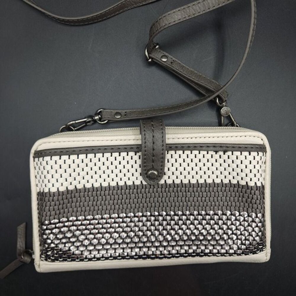 The Sak Iris cell phone wristlet with crossbody strap